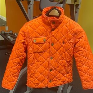 Like new!! Polo by Ralph Lauren Bright Orange Kids Puffer Jacket
